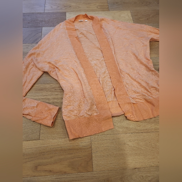 GAP | Coral and white striped cardigan - Picture 2 of 6